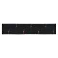 Slop Cannon Loaded Headband — Black — flat front view; one straight headband; printed straight polyester/elastane band; supplier digital mockup.