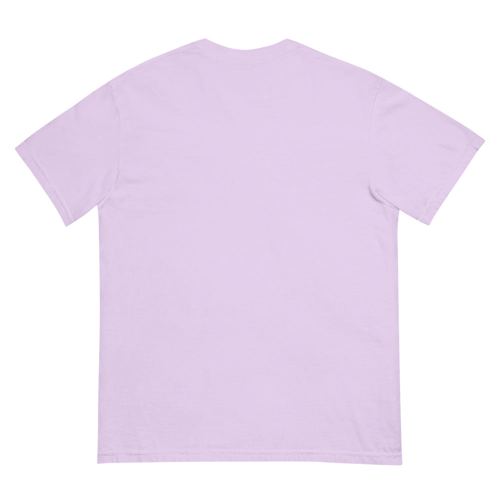 Cabinet Replay tee — Orchid — Plain back, no rear print; supplier digital mockup, one Comfort Colors1717 tee.