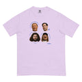 Cabinet Replay tee — Orchid — Flat front with the approved refined placement; exact Comfort Colors 1717 supplier digital mockup, one tee.