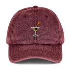 Dirty Habits — Maroon — full front with approved embroidery artwork; Otto Cap 18-1248 Maroon; supplier digital mockup.