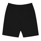 Carriage fleece shorts — Black — full back; no back print; Independent Trading Co. IND20SRT Black; supplier digital mockup.