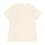 Cherry Fuse women's tee — Natural — plain back with no rear print; Women's Relaxed T-Shirt | Bella + Canvas 6400 Natural; supplier digital mockup.