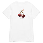 Bite Me women's tee — White — full front with approved artwork; Women's Basic Softstyle T-Shirt | Gildan 64000L White; supplier digital mockup.