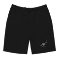 Carriage fleece shorts — Black — full front with approved artwork; Independent Trading Co. IND20SRT Black; supplier digital mockup.
