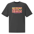 Wigette Triple Take Tee in Faded Black - front garment view