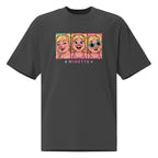 Wigette Triple Take Tee in Faded Black - front garment view