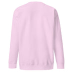 Wigette Vinyl Club Sweatshirt in Lavender - back garment view